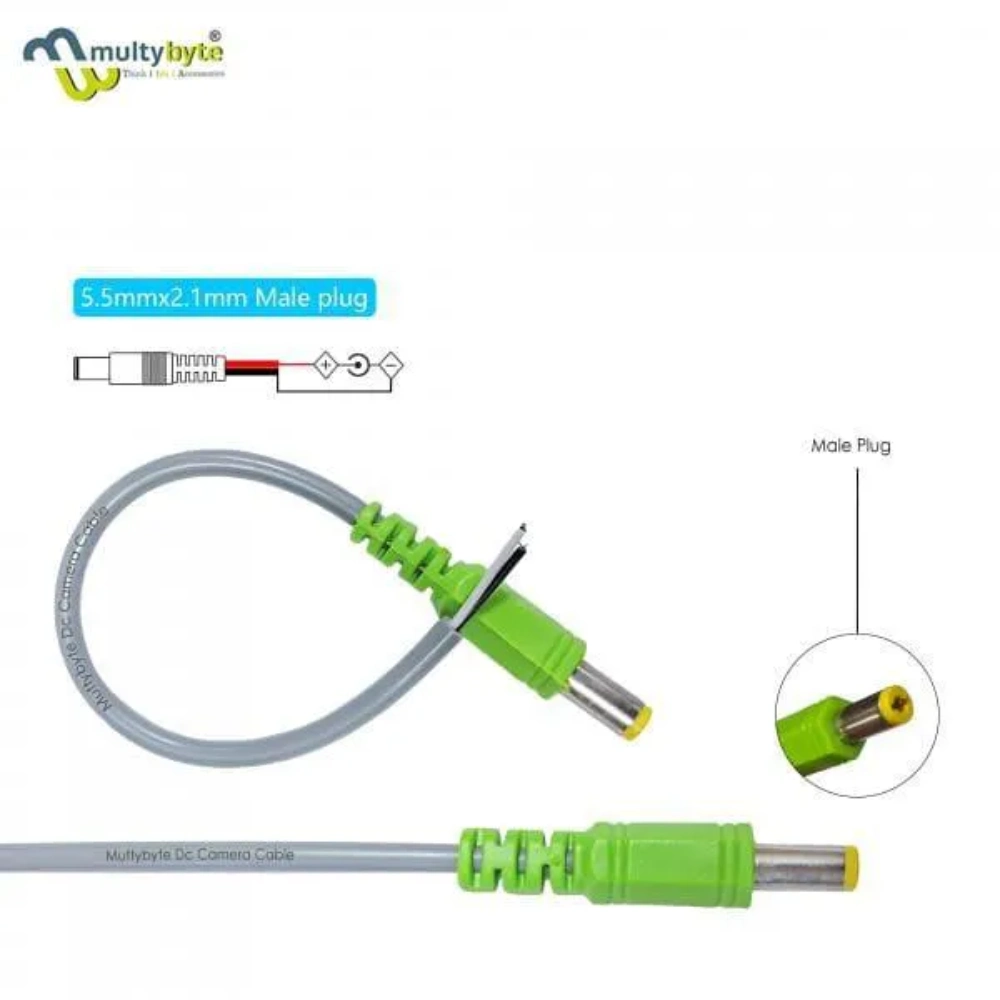 Multybyte DC Connector Wire Gold (Pack Of 100) view 4